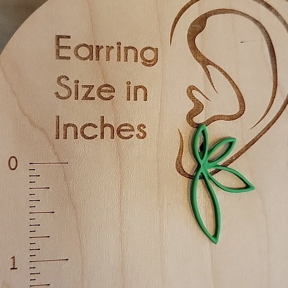 🔥LAST PAIR🔥Y2K Green Leaf Earrings
